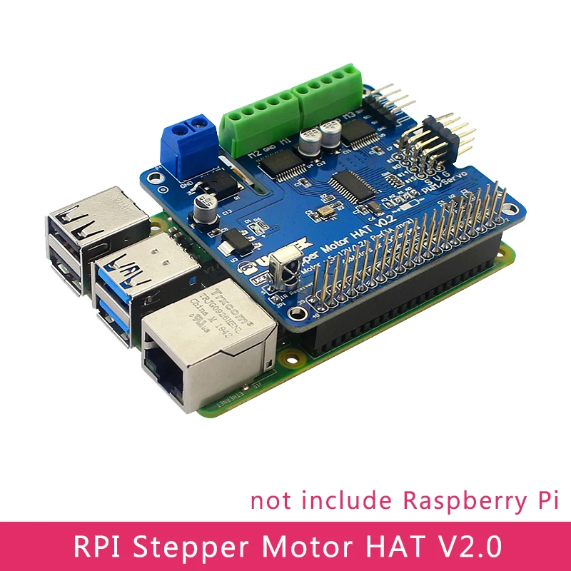 Raspberry Pi 4 шаговый двигатель HAT I2C интерфейс плата расширения Поддержка шагового