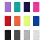 1 шт. новый модный эластичный держатель для мобильных телефонов, держатель для карт, бумажник, чехол, держатель для кредитных карт, клейкий стикер, карман, унисекс, Лидер продаж