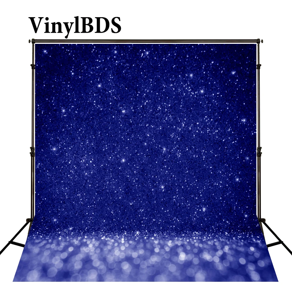 VinylBDS Королевский синий точечный задний фон задник Маскарад Свадебный деревянный