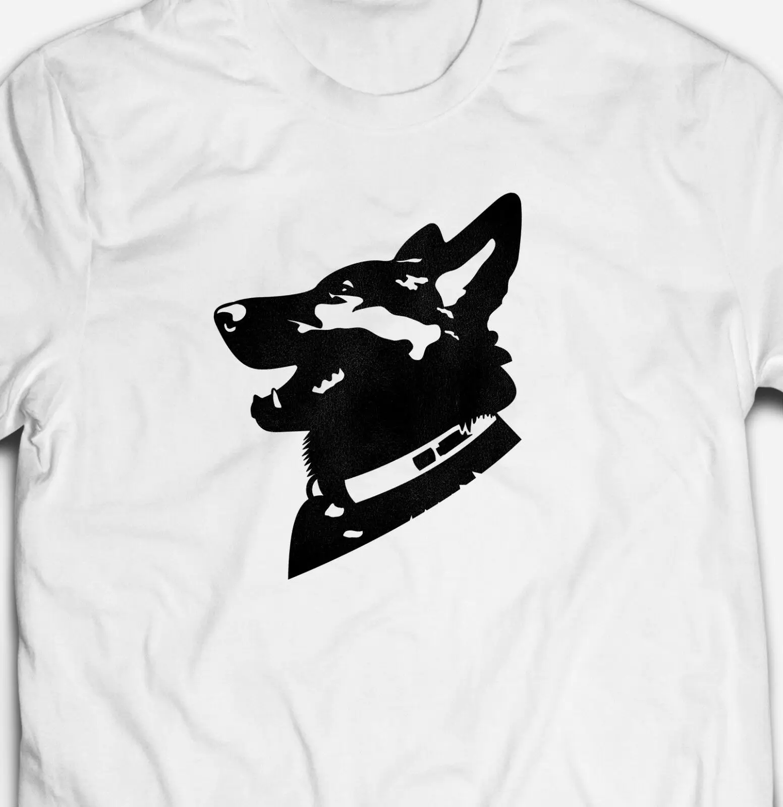 Немецкая овчарка ALSATIAN собака K9 животное хлопковая футболка Топы Футболка