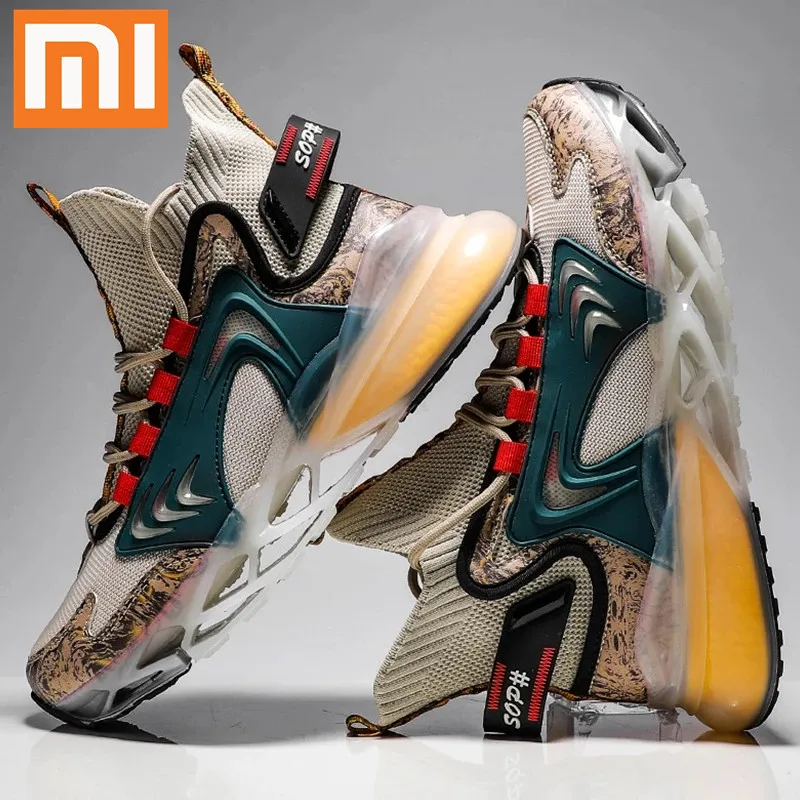 

Кроссовки Xiaomi мужские, повседневная Обувь для тренировок, модные лоферы, беговые кроссовки, белые