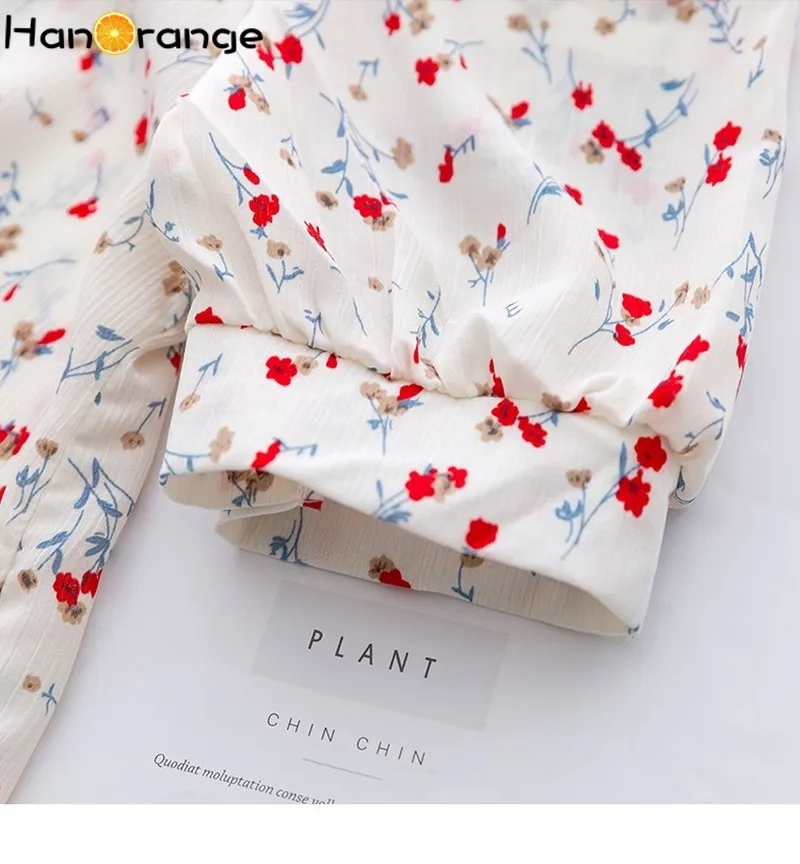 

Square Collar Chiffon Floral Short Sleeve Blouse Women Retro 2021 Summer Loose Tops Sweet Lantern Sleeve Vintage