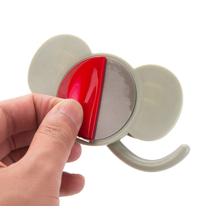 Держатель для ключей с животными хранения мелочей поворотный крючок мультяшный