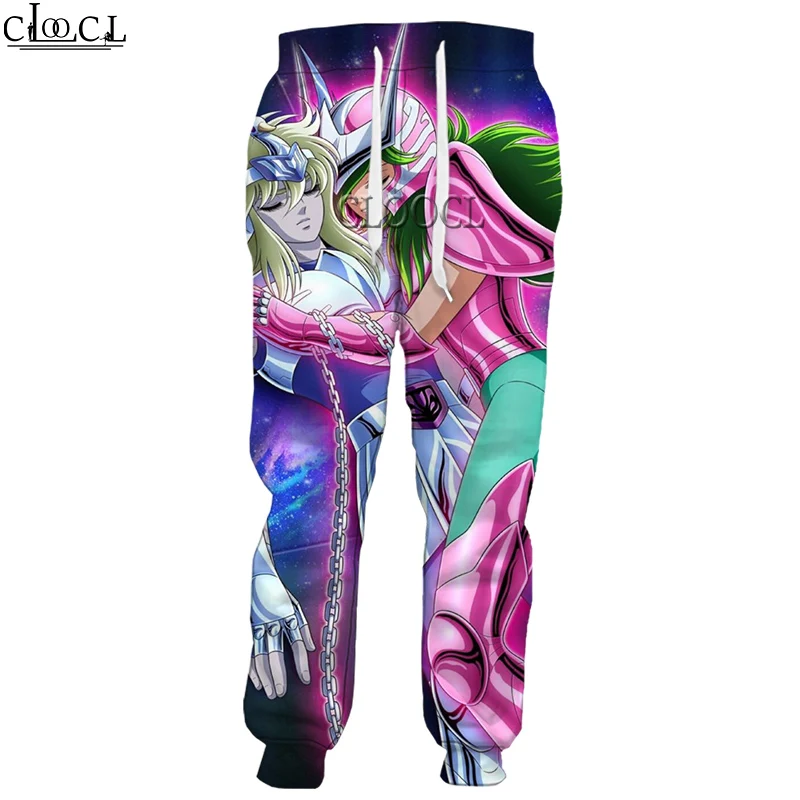 Брюки HX в стиле аниме Рыцари Зодиака модные смешные повседневные штаны с 3D