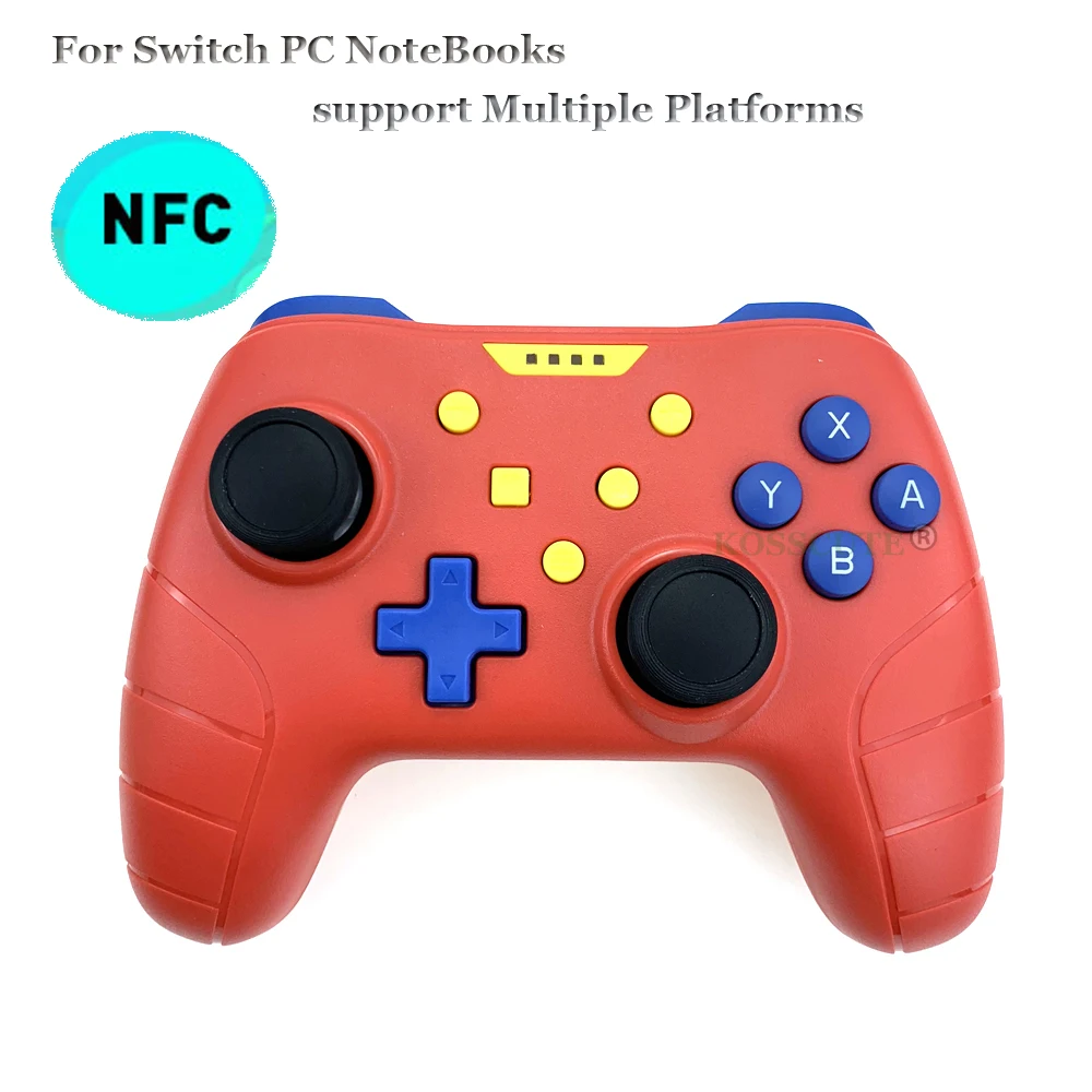 

For Nintendo Switch Pro Bluetooth Wireless Controller with NFC Function Support Amibo Role Sensing Wake up Gamepad
