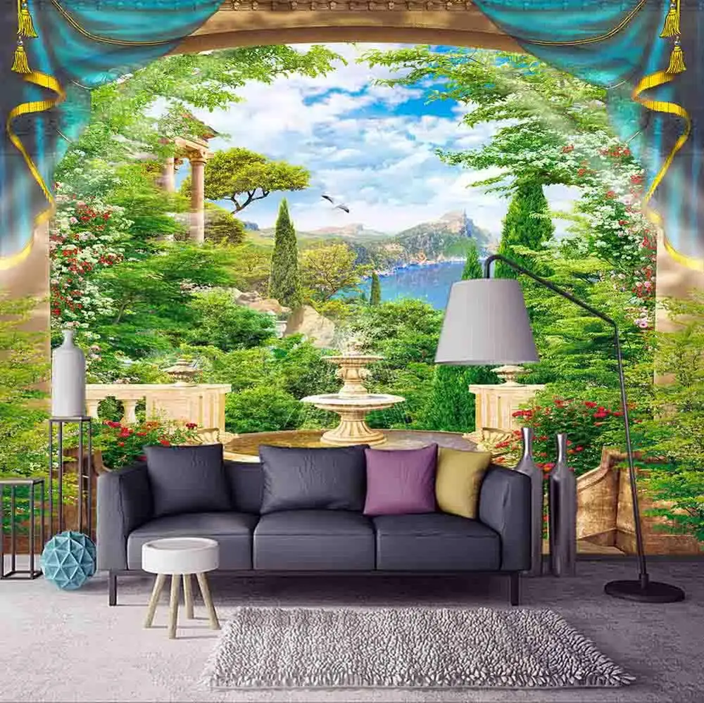 

European landscape in digital murals Full Wall Mural Photo Wallpaper Printing 3D Decor Home bedroom bedside background