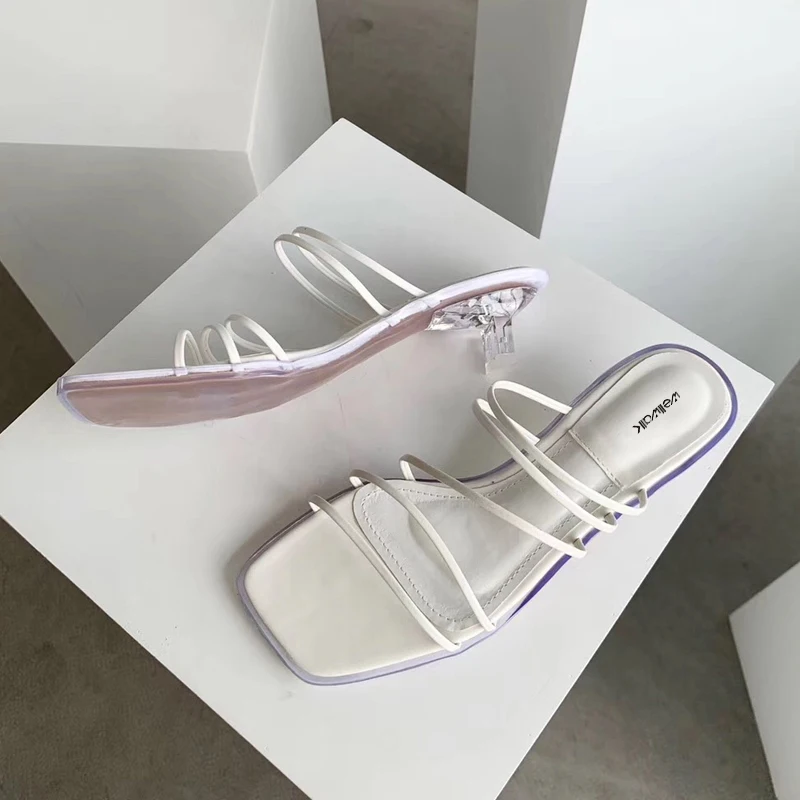 Wellwalk/тапочки с перекрестными ремешками женские дизайнерские сандалии