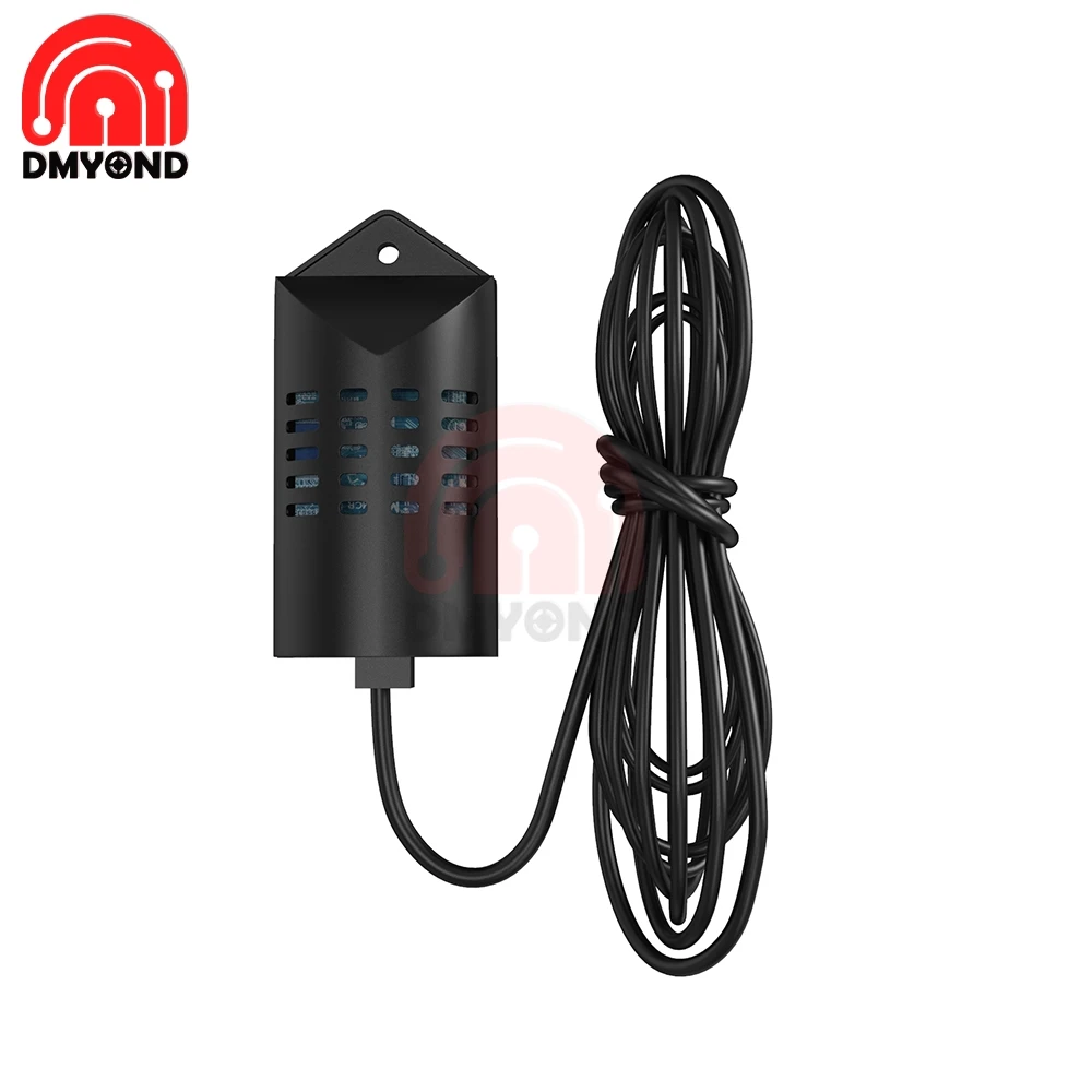 Цифровой датчик температуры и влажности с чехлом кабель постоянного тока 2 1 3 6 В 40