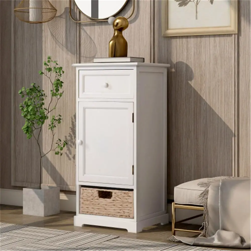 

MDF Retro Coffee Table With Basket Suitable For Living Room Household Furiniture