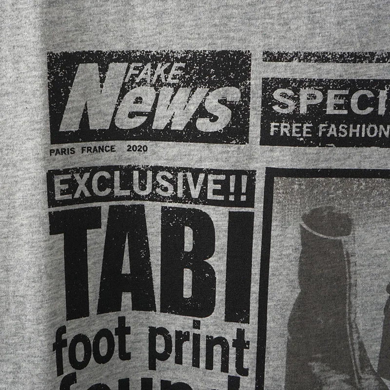 

Personality Casual Lettered Print Cotton T-Shirt Fashion Loose O Neck Vintage Streetwear Star Of Same Style Ladies Tops