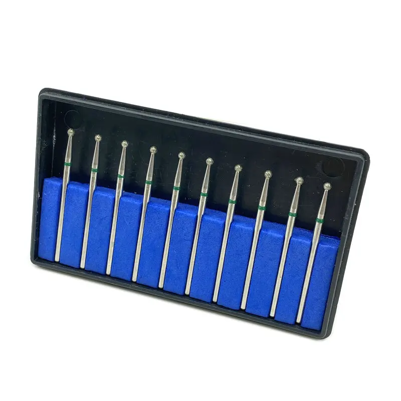 10 шт./компл. Алмазная дрель для ногтей Фрезерный резак стоматологический