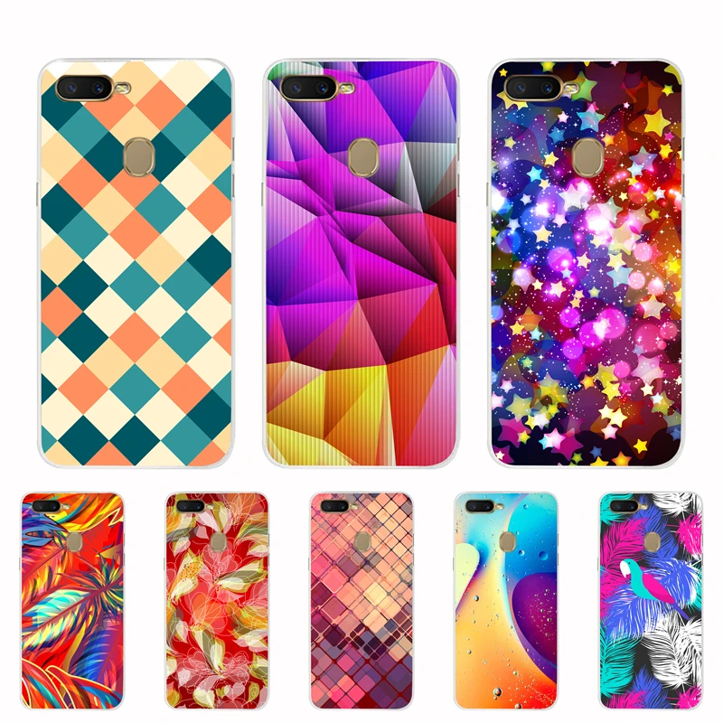 For OPPO AX7 Cover Silicone TPU Soft Case Phone Bags CPH1901 CPH 1901 OPPOAX7 AX 7 A7 Cases Cartoon |