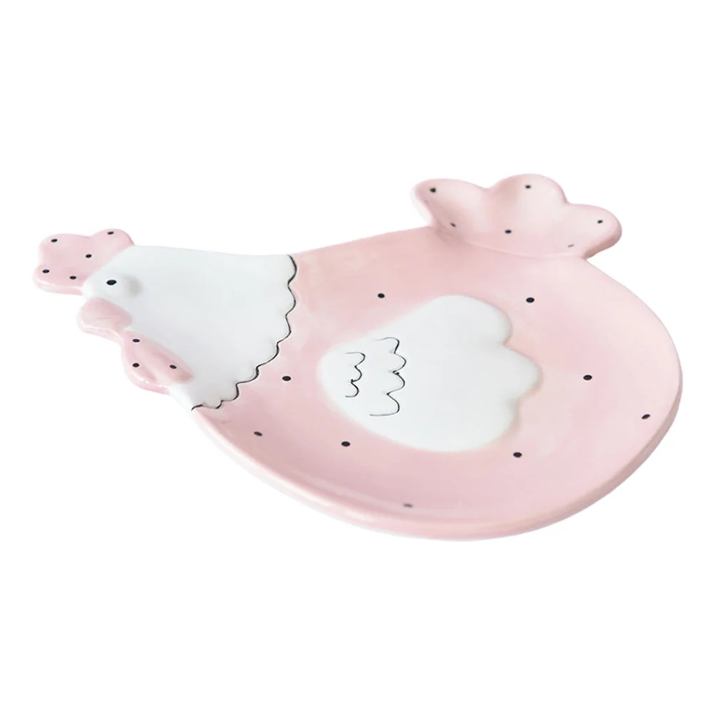 

1Pc Fruit Dessert Storage Plate Creative Ceramics Plate Bread Storage Dish