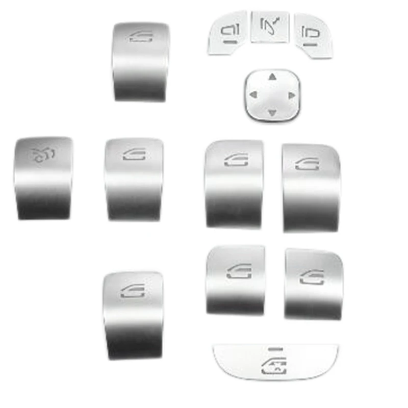 

Car Door Armrest Window Switch Buttons Stickers for Mercedes Benz A B C E Class W177 W205 W213 W247 W167 Car Styling