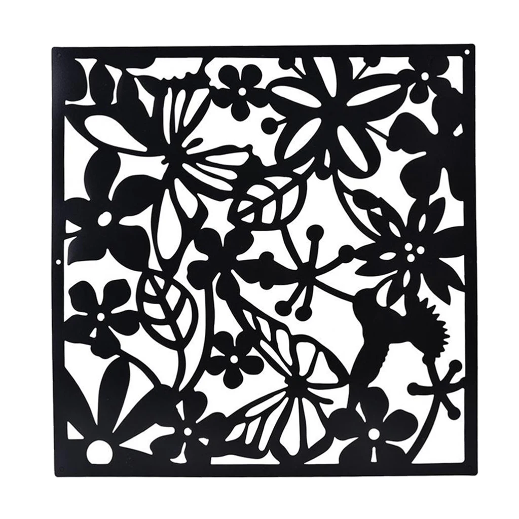 4 предмета в комплекте с птицей и цветами висит перегородкой Безопасность ПВХ