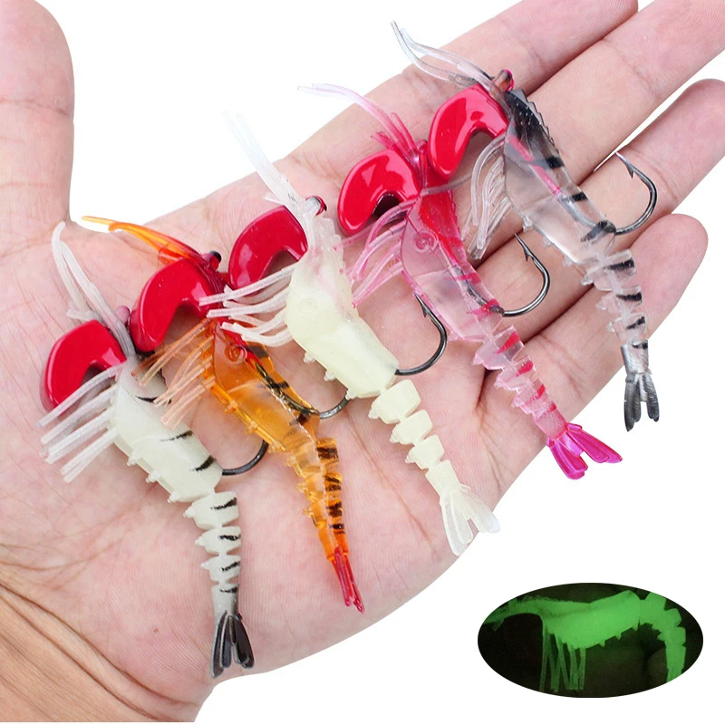 Мягкая рыболовная приманка со свинцовой головкой искусственные приманки