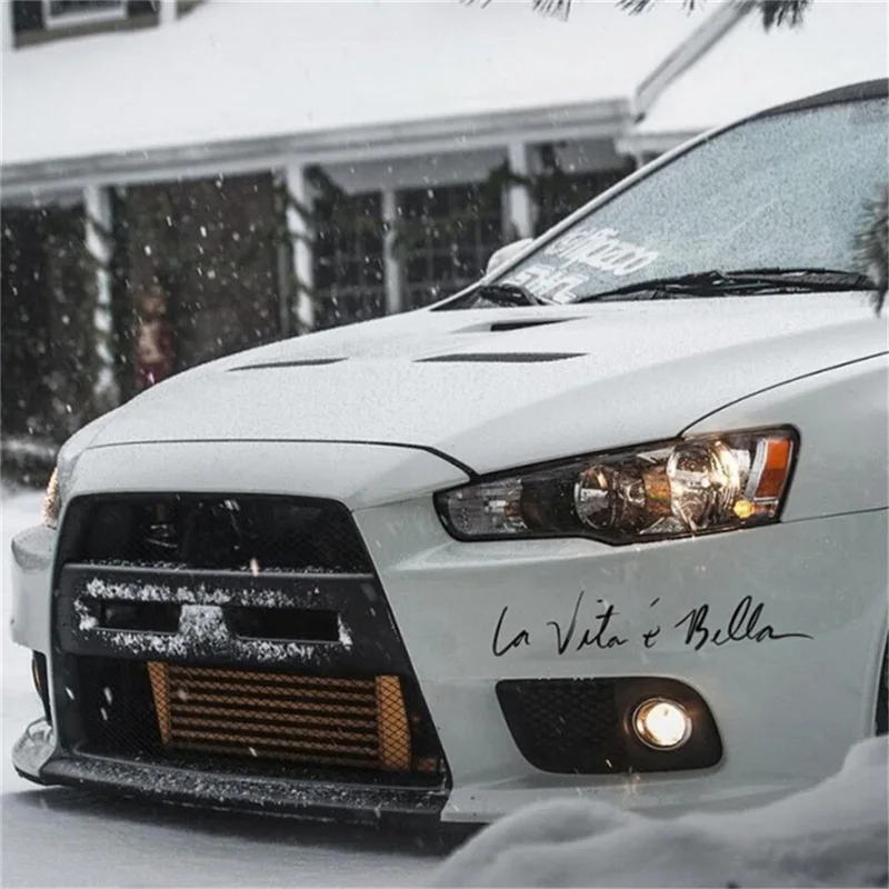 1Pc 2020 New Style Car Styling Stickers Life Is Beautiful Decal Personality Waterproof Accessories | Автомобили и мотоциклы