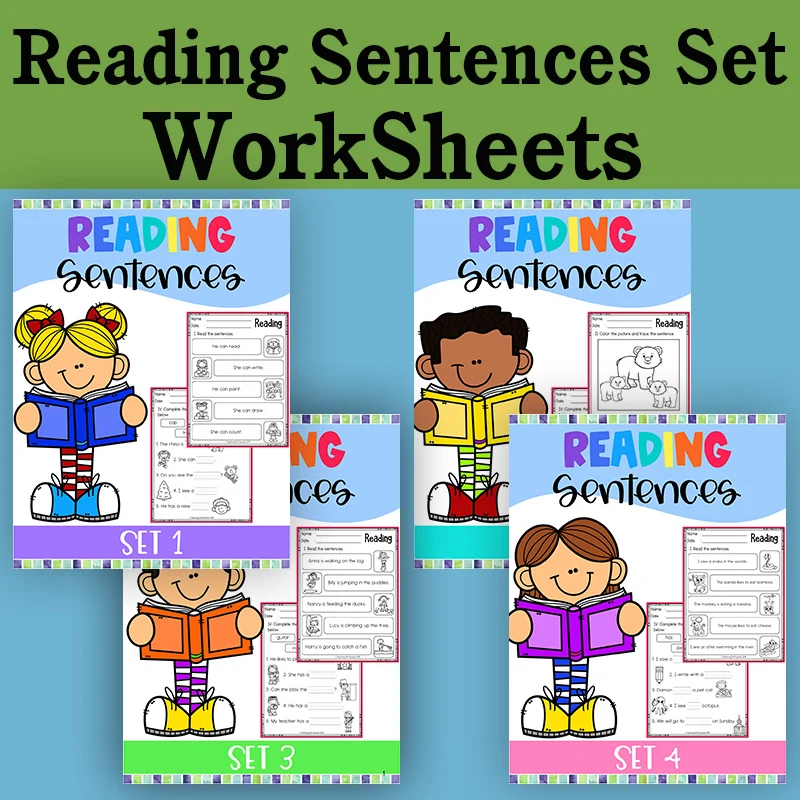 Наборы для чтения листы дошкольного обучения на английском языке учебники