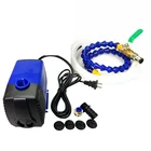 Станок для резьбы по металлу 75 Вт 3,2 м водяной насос + гибкое круглое сопло трубки охлаждающей жидкости + 2 м водяные трубки для охлаждения фрезерного станка с ЧПУ