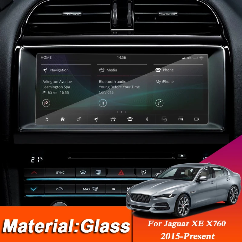 Автомобильный Стайлинг приборной панели GPS навигационный экран Стеклянная