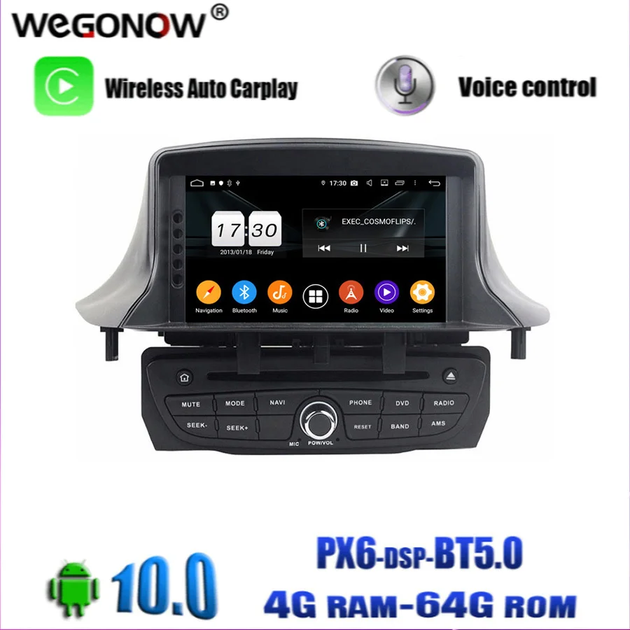 PX6 DSP TDA7851 Android 10 0 4GB 64G Встроенная память автомобильный DVD плеер GPS Радио RDS Wi Fi