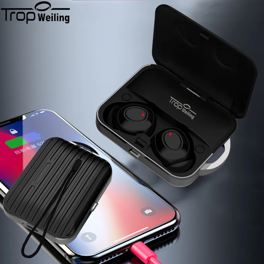 Мини бокс Bluetooth наушники стерео гарнитура беспроводная 5 0 для игр