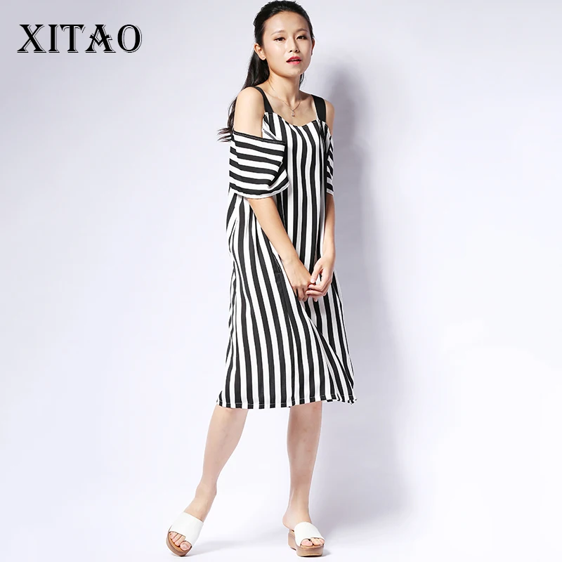 [XITAO] Новое весеннее и летнее корейское платье с тонкими лямками свободного кроя в