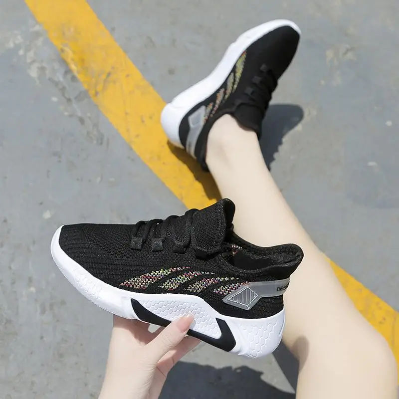 

Ladies Sports Shoes Thin Section Lightweight Running Shoes Spring and Summer White Outdoor Casual Breathable Women's Shoes