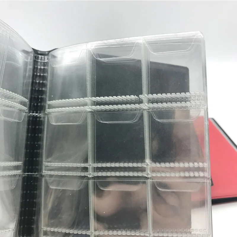 Альбом для монет в клетку 10 страниц 120 дюймов мини альбом с кармашком хранения во