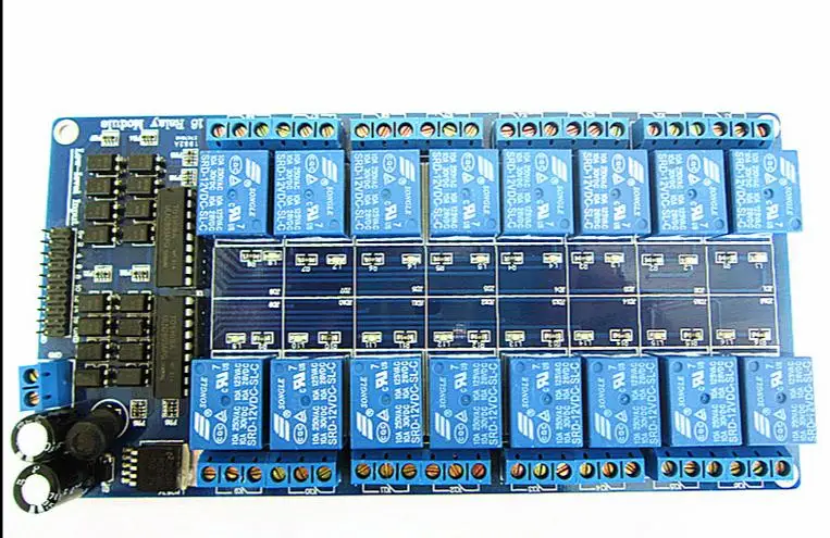 16-канальный Релейный Щит 5 в с оптроном LM2576 блок питания для rduino - купить по