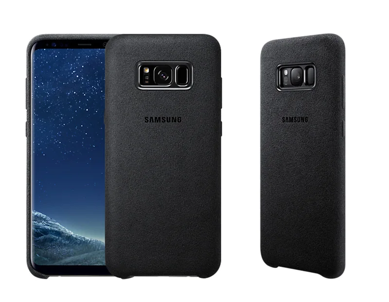 Для samsung Galaxy S8/S8 Plus замшевый кожаный чехол против отпечатков пальцев защитный чехол для samsung S8 роскошный