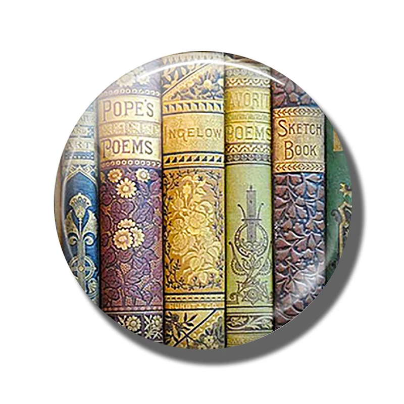 PACK OF 1 Светящиеся цитаты буквы на Холодильник Магнит Сувенир 30 мм стеклянный купол магнитное украшение на холодильник наклейки для заметок держатель для дома - Цвет: PACK OF 1
