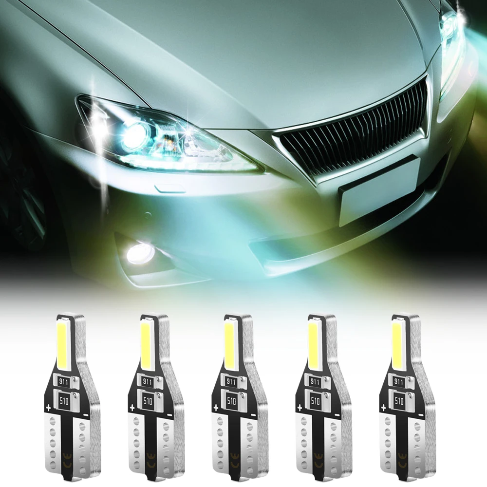 5x W5W LED T10 светодиодные внутренние автомобильные фары для Opel Astra H J G Zafira Corsa D C Insignia