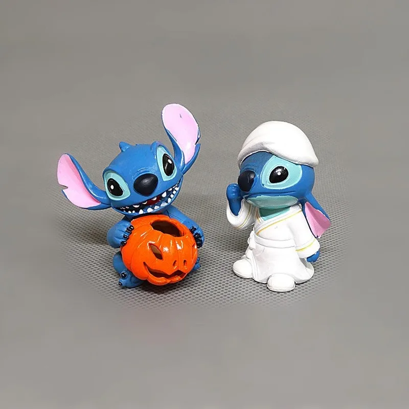 8 шт./компл. кукла Звезда Диснея Baby Stitch Настольная машинка украшение для торта