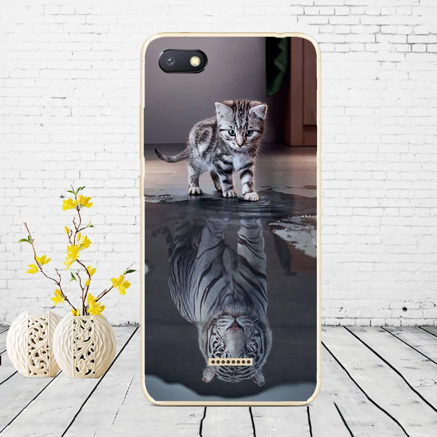 C7 Силиконовый чехол для xiaomi redmi 6a защитный чехол Мягкий ТПУ чехол для телефона Чехлы для xiaomi redmi 6A чехол бампер 6a Coque - Цвет: C7