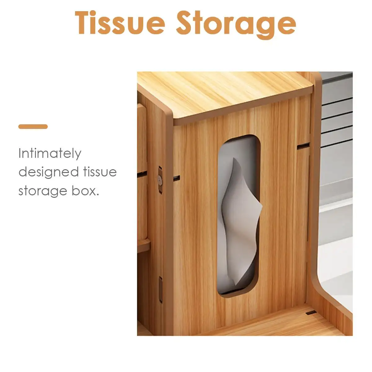 

Wooden Pen Holder Receiving Box Desktop Learning Penholder Office Desk Organizer Storage Rack Supplies Box for Home Office