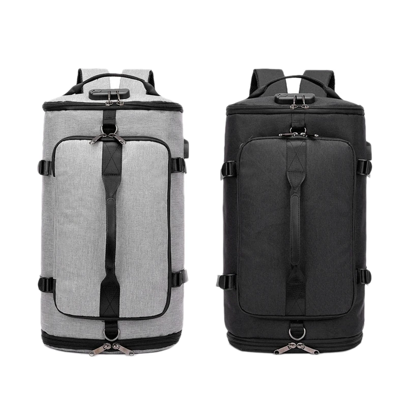 

USB Anti-Theft Gym Backpack Bags Fitness Gymtas Bag For Men Training Sports Tas Travel Sac De Sport Outdoor Laptop Sack