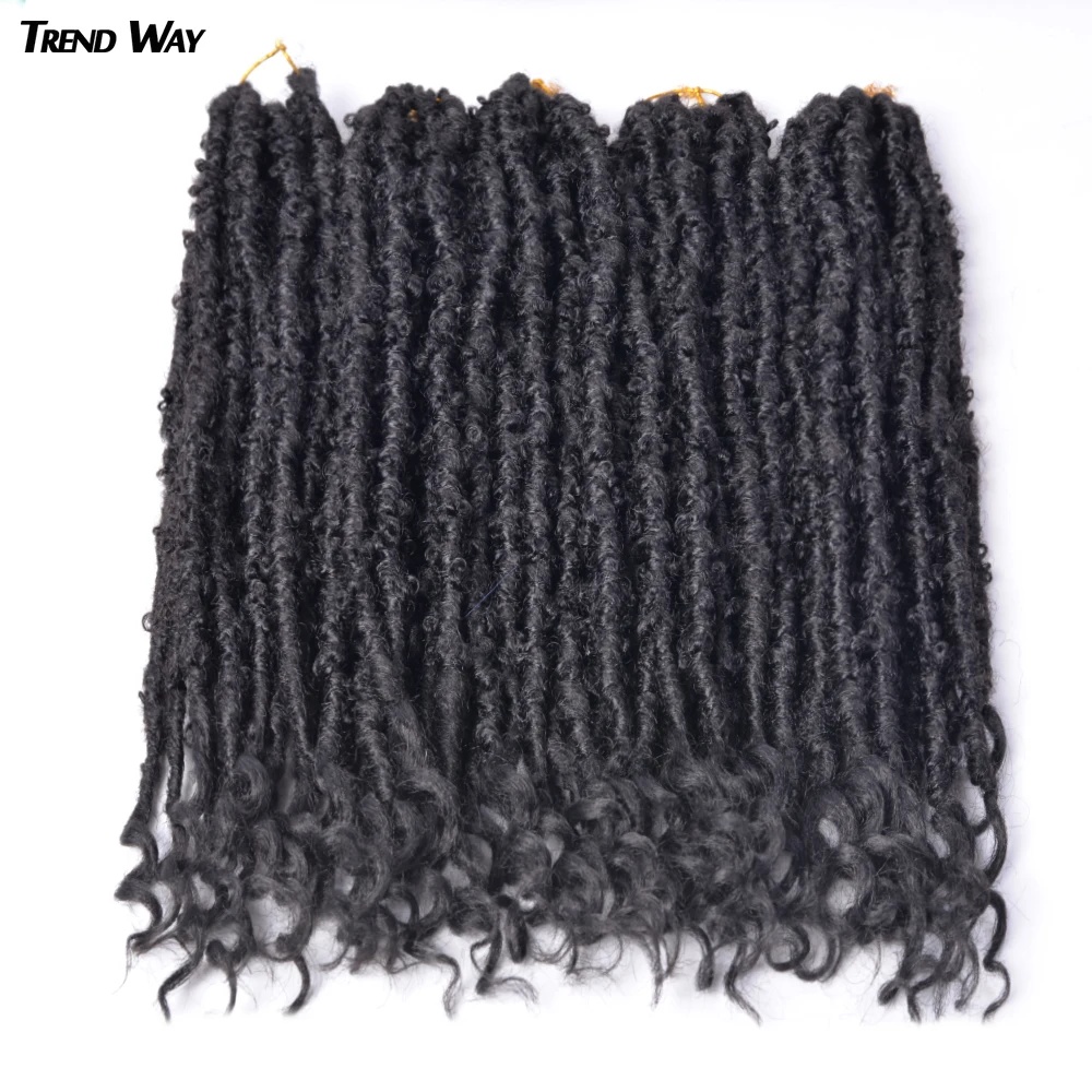 

20inch Butterfly Locs Crochet Hair Distressed Butterfly Locs Crochet Braids Goddess Pre Looped Bob Locs Pre-Twist Braid TrendWay