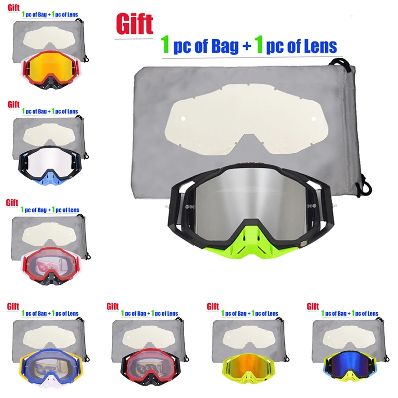 Мотоциклетные очки Солнцезащитные на открытом воздухе X600 грязевой байк с линзой PC MX внедорожного спорта скутера ATV для мужчин и женщин Солнцезащитные очки.