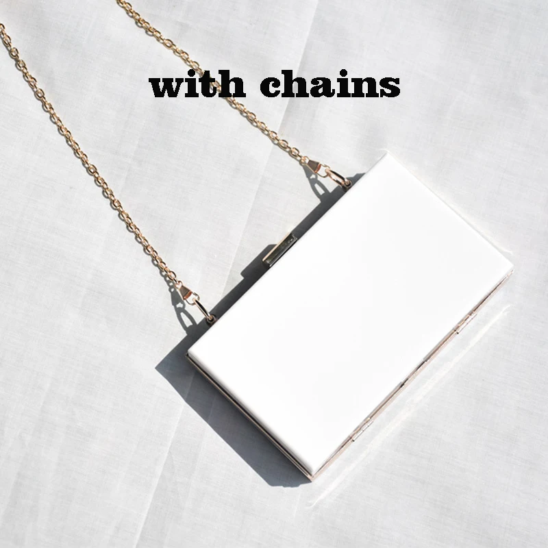 WT Gold O Chain Женская акриловая прозрачная сумка, сумочка, милая прозрачная сумка через плечо, женская прозрачная сумка, вечерние, свадебные, вечерние клатчи - Цвет: WT Gold O Chain