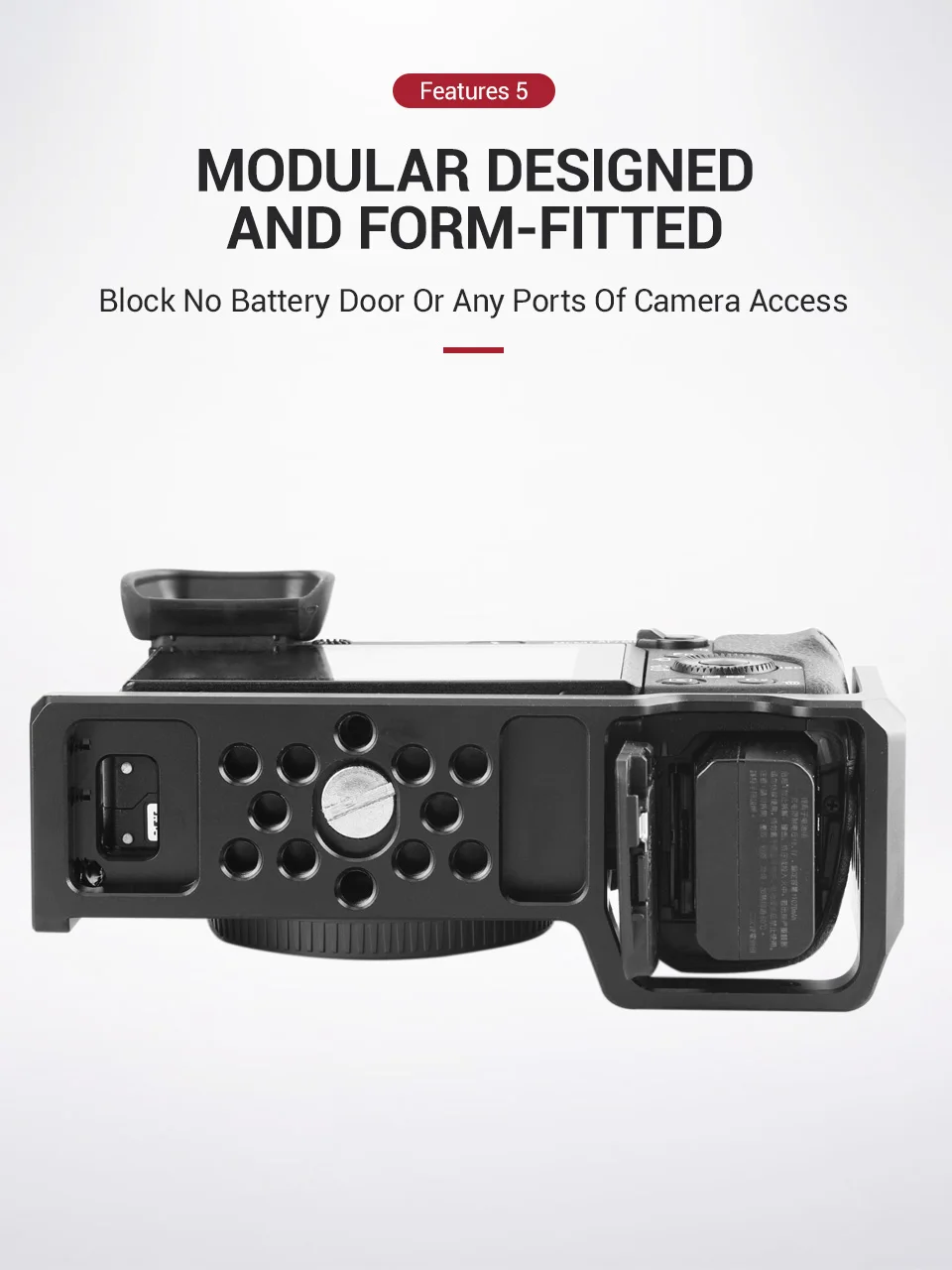 Клетка для камеры SmallRig для sony A6000/A6300/A6500 ILCE-6000/ILCE-6300/A6500/Nex-7 клетка из алюминиевого сплава для крепления штатива монитор-1661