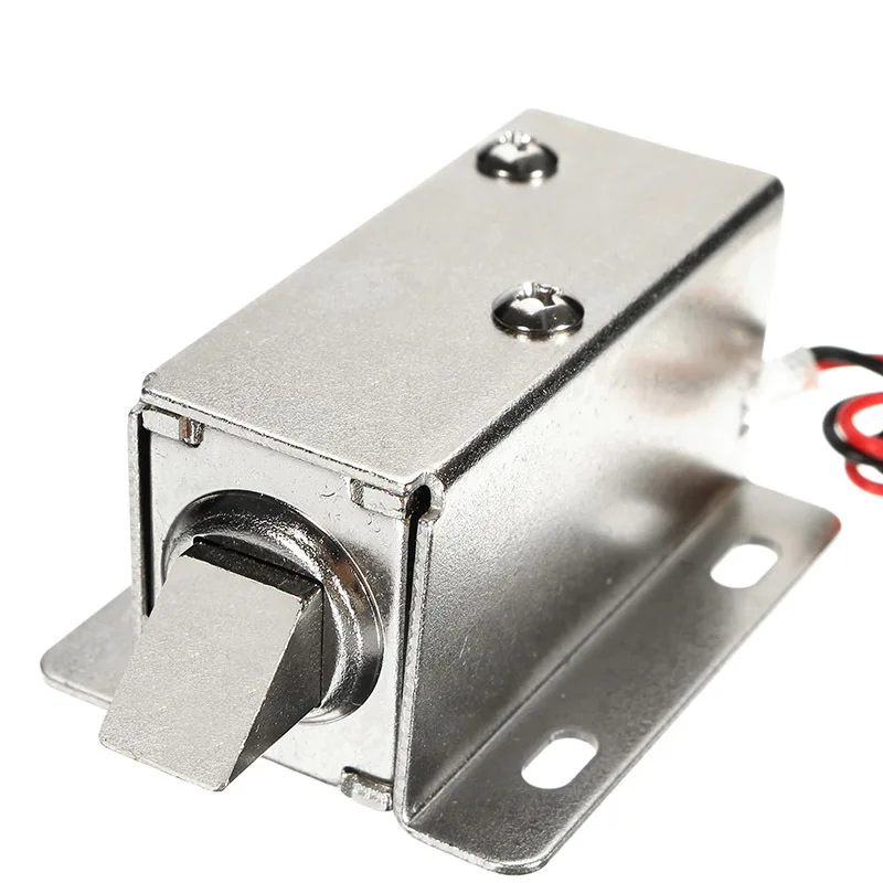 Электрический замок в сборе электромагнитный для ящиков и шкафов 12 В постоянного