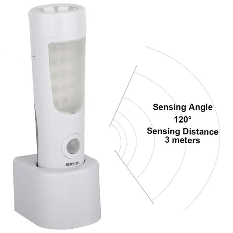 4 In 1 Motion Sensor Wall Night Light Rechargeable Emergency LED Flashlight European Regulations For Home Indoor Outdoor Lights |