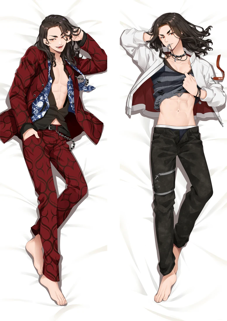 

Tokyo Revengers Manjiro Sano Baji Keisuke Cosplay Dakimakura Pillow Case Hugging Body Warm gift