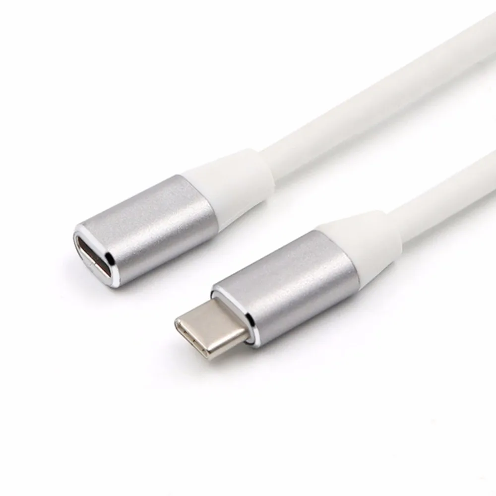 Удлинительный кабель USB Type-c 3 1 штекер-гнездо шнур для Macbook конвертер Samsung Galaxy S9 S8