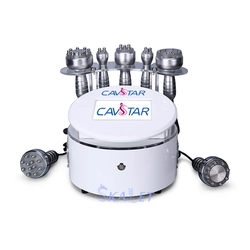 Goedkoop Effectieve Schoonheid Rf Afslanken Machine Draagbare Ultrasone Cavitatie Vacuüm Body Massage Met 7 Handvat Roller