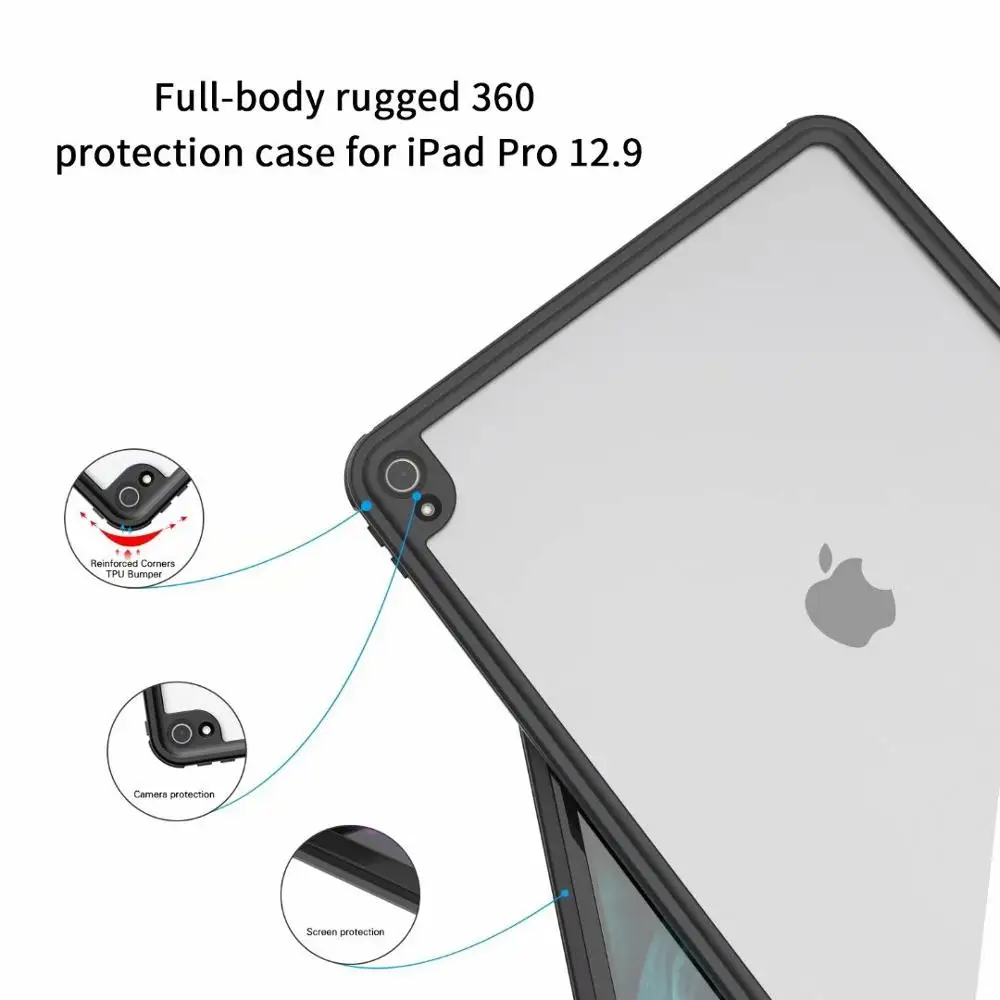 Водонепроницаемый чехол для iPad Pro 12 9 ударопрочный Снежный Пыленепроницаемый