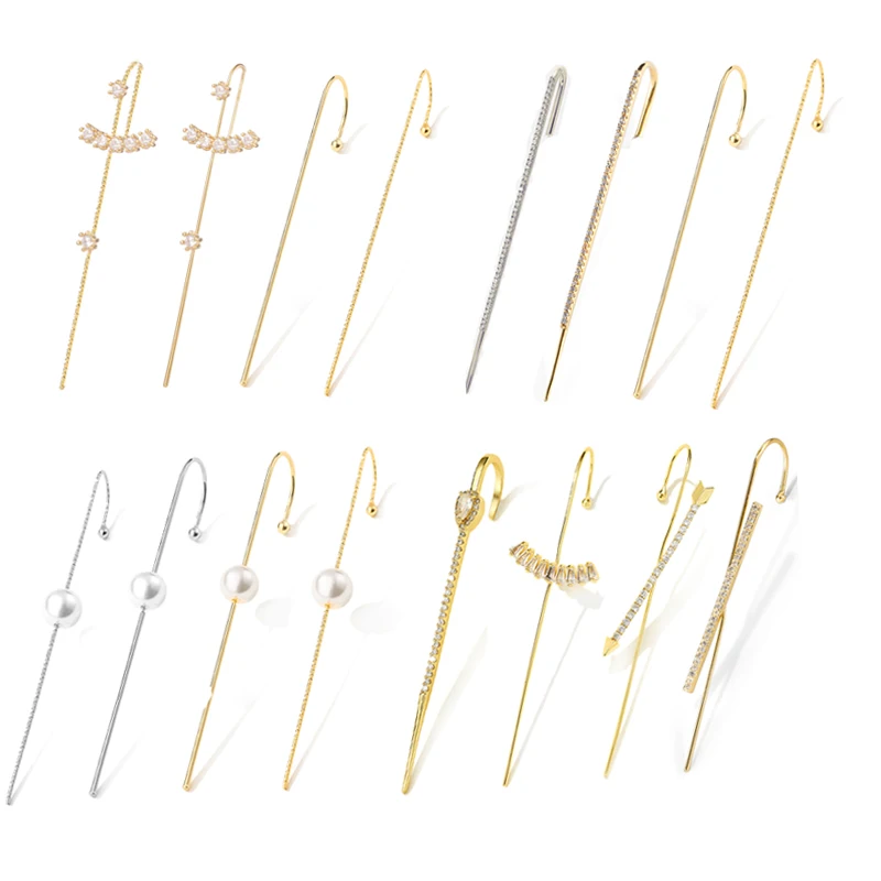 ZAKOL 4 шт. модные круглые серьги-гвоздики геометрической формы с кристаллами из