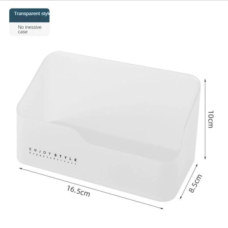 

Bathroom toilet desktop mirror cabinet storage box cosmetic sink bathroom countertop finishing box storage artifact