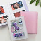 Фотоальбом Блестящий желеобразный с 36 карманами для мини-фото-наклеек и визитных карточек 3 дюйма 6,5x8,9 см
